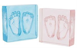 Crystal Memories 2D Handprint & Footprint