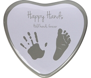 Happy Hands 2D Heart Silver 