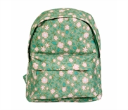 Little backpack - Blossoms, Sage