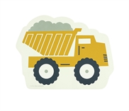 Vinyl dækkeserviet Dumptruck