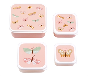 Lunch & snack box set - Butterflies