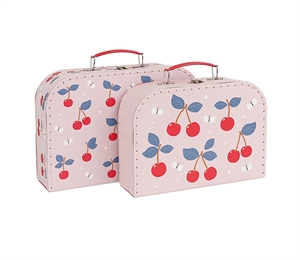 Suitcase - Cherries set of 2