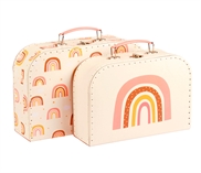Suitcase - Rainbows, set of 2