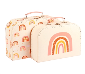 Suitcase - Rainbows, set of 2