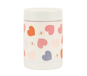 Insulated stainless steel food jar Hearts
