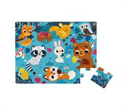 Janod Tactile Puzzle Forest Animals
