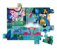 Janod Surprise Puzzle Feast in the Jungle 20 pcs