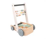 Janod Sweet Cocoon Cart with ABC blocks